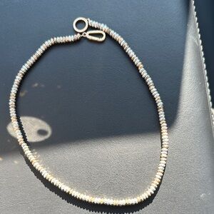 All Saints Silver and Gold Necklace